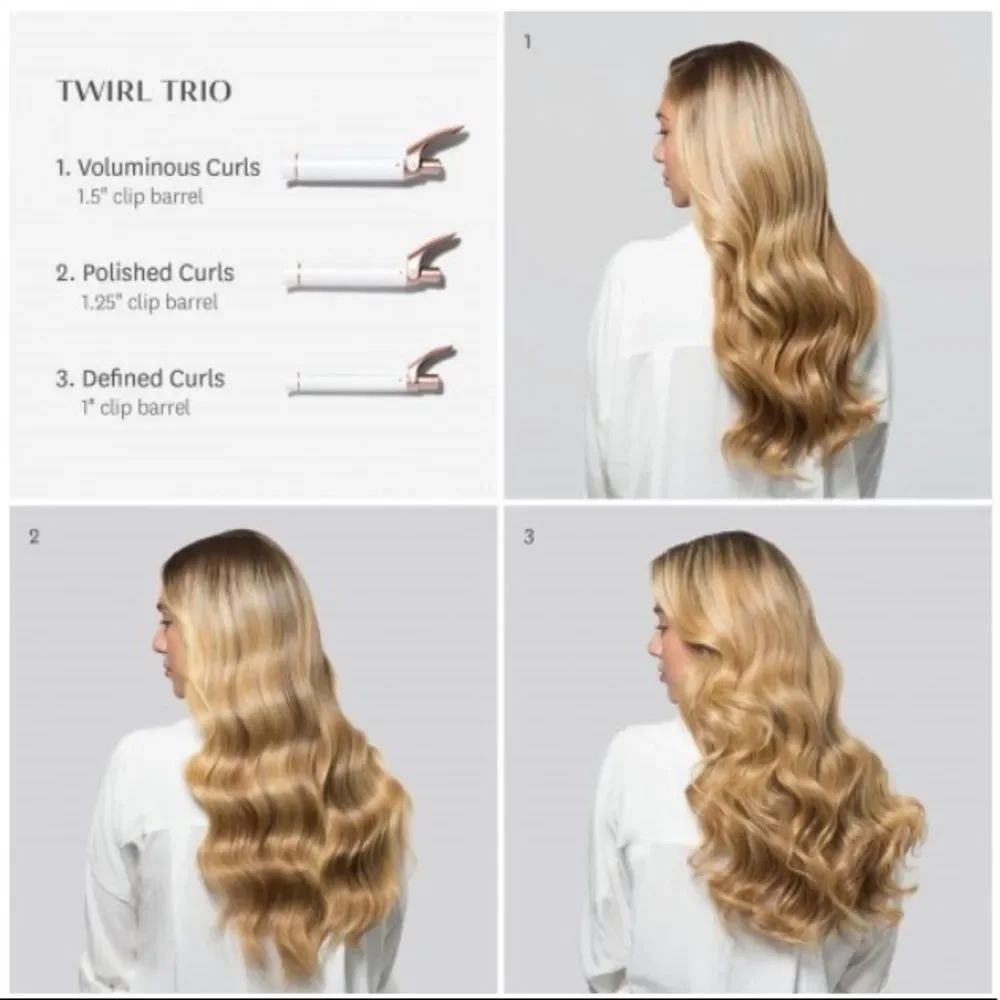 T3 Twirl Trio 3-Barrel Curling Iron Set
